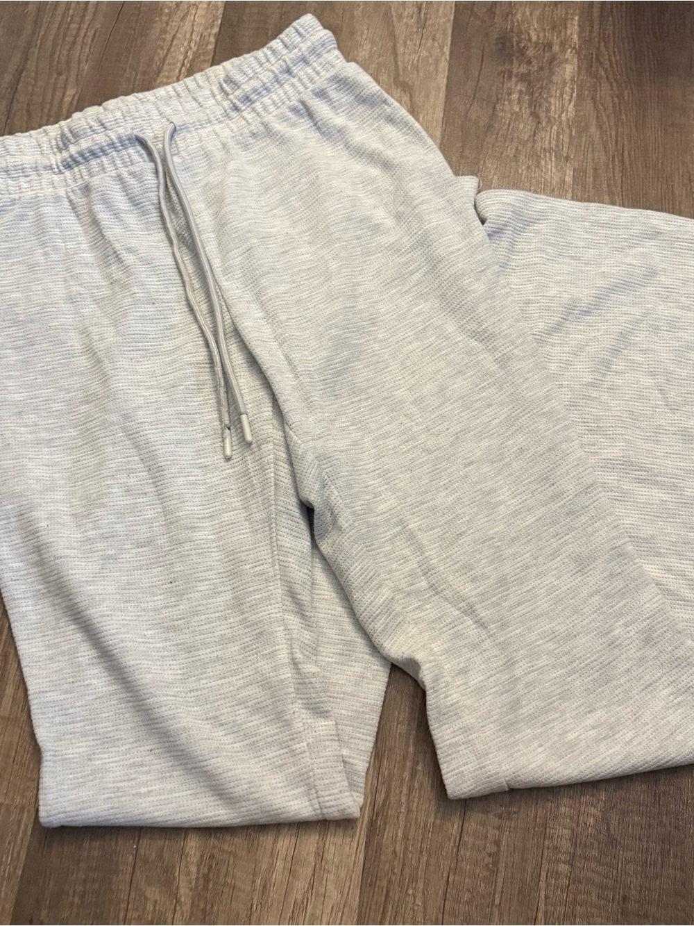 Better Together Heather Gray Wide Leg Lounge Pants Drawstring